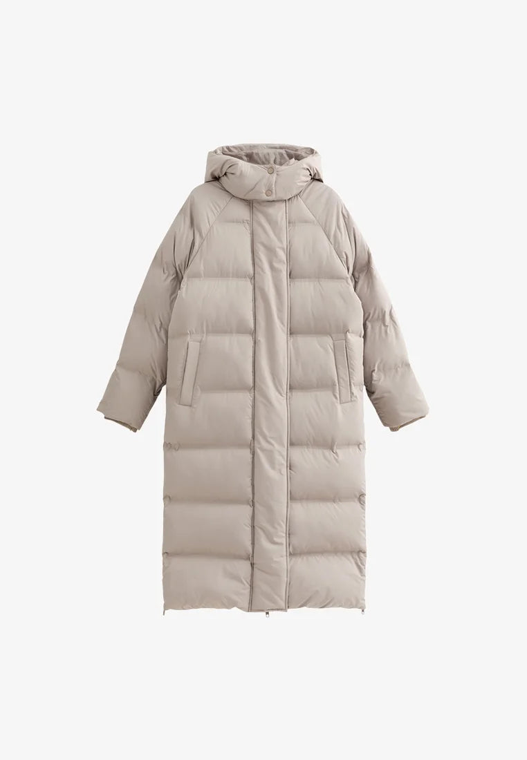 LONGLINE PADDED PUFFER - Winter coat
