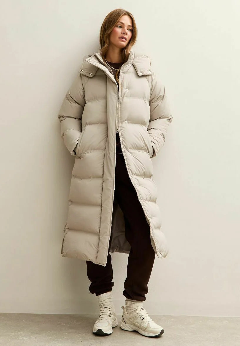 LONGLINE PADDED PUFFER - Winter coat