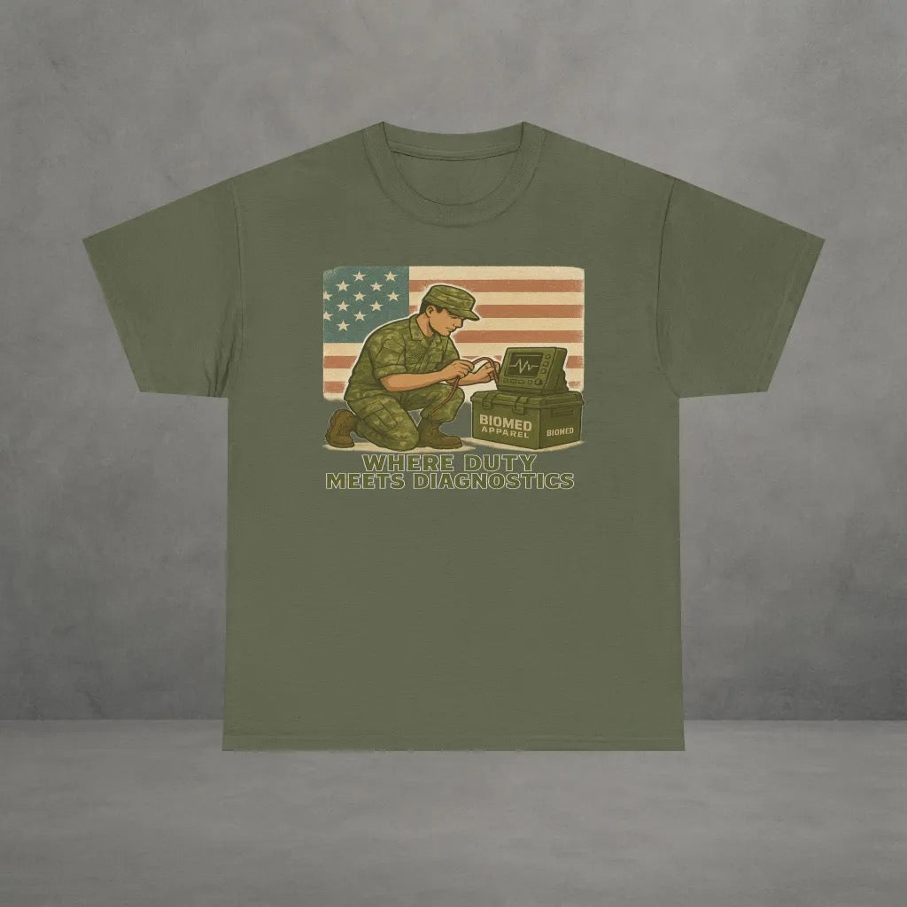 Veterans Duty Meets Diagnostics Shirt