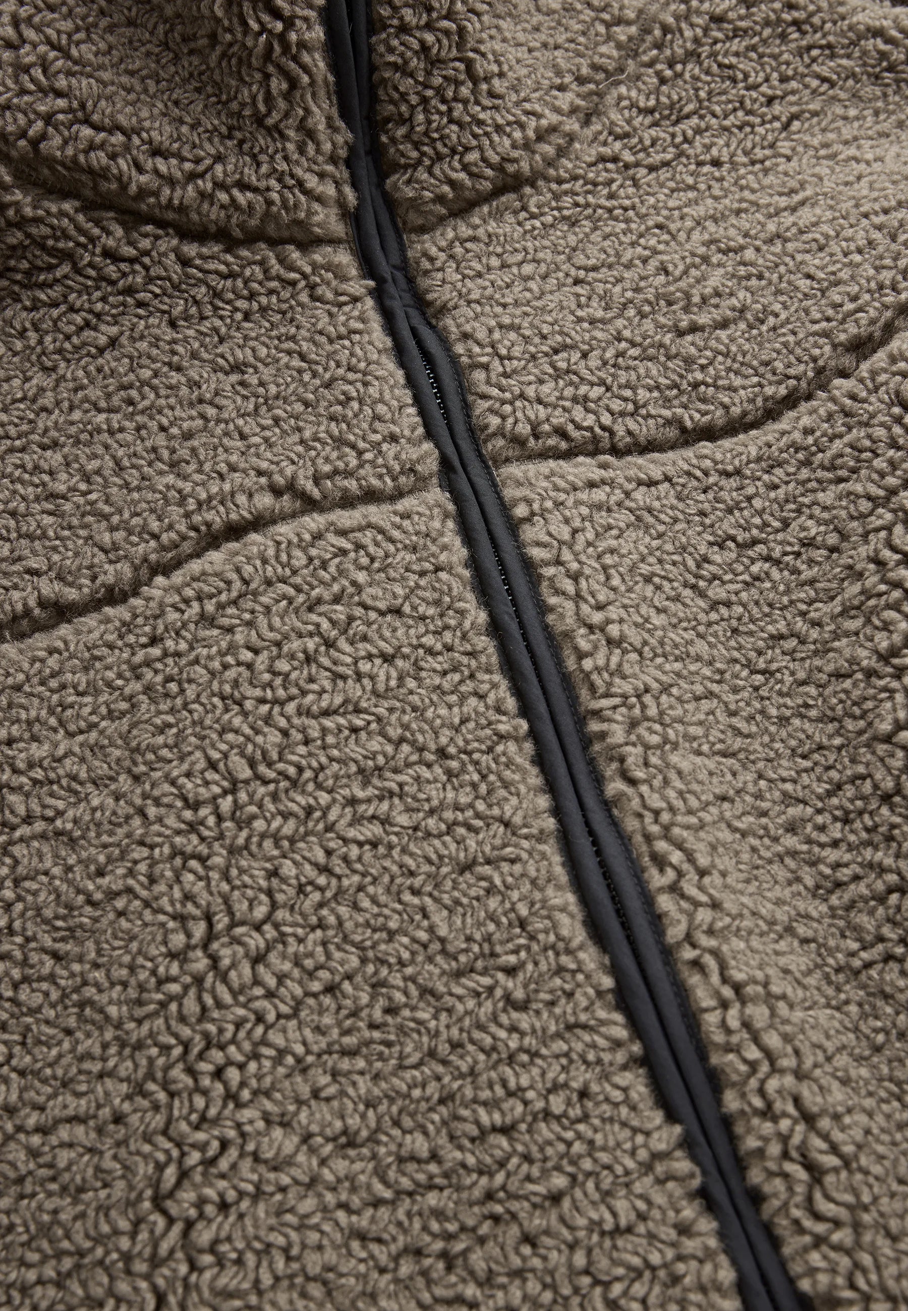 WITH HIGH COLLAR - Winter coat - nougat