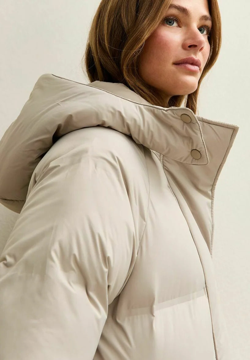 LONGLINE PADDED PUFFER - Winter coat